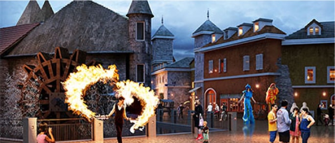 Крупнейший комплекс Dubai Parks and Resorts