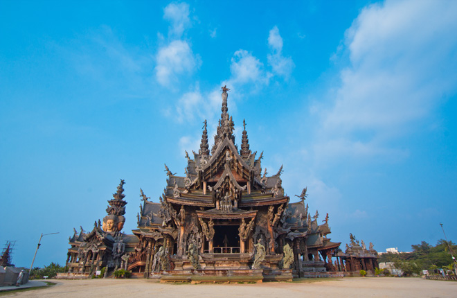 храм истины паттайя