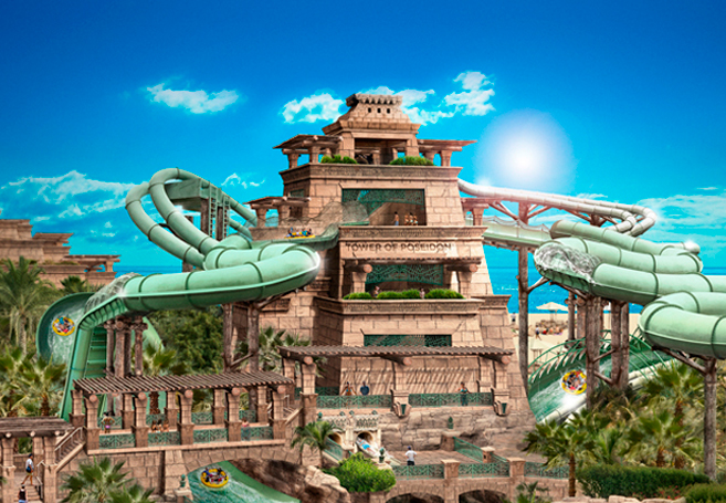Аквапарки Aquaventure Дубай